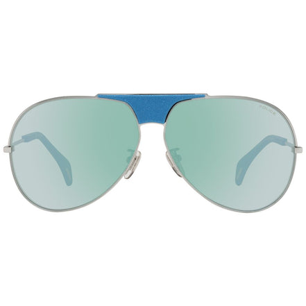 Occhiali da sole in plastica blu Police