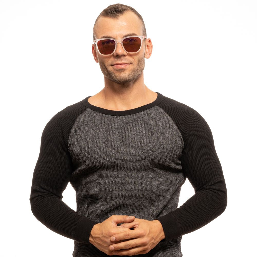 Lunettes de soleil en plastique transparent Police