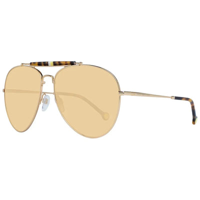 Lunettes de soleil Tommy Hilfiger en métal doré