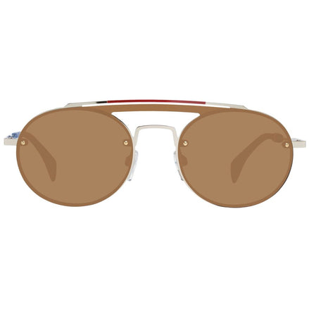 Lunettes de soleil Tommy Hilfiger en métal doré et plastique