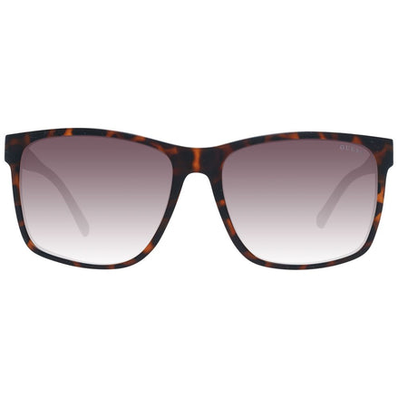 Lunettes de soleil en plastique marron Guess