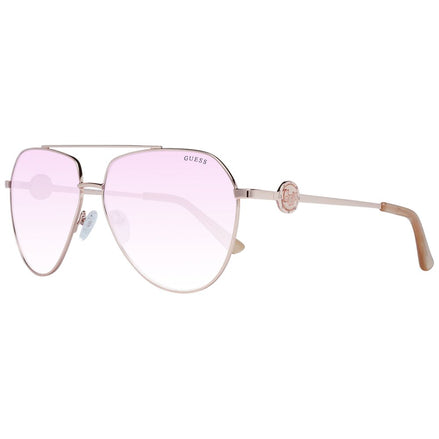 Lunettes de soleil Guess en métal or rose