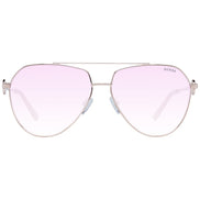 Occhiali da sole Guess in metallo color oro rosa