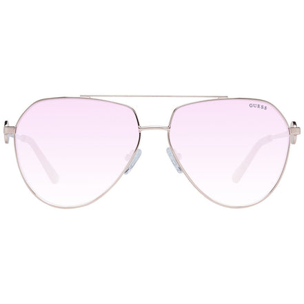 Occhiali da sole Guess in metallo color oro rosa