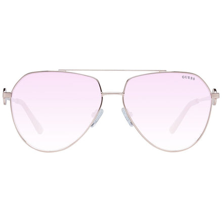 Lunettes de soleil Guess en métal or rose