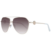 Occhiali da sole Guess con montatura in metallo dorato
