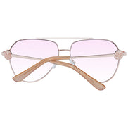 Occhiali da sole Guess in metallo color oro rosa
