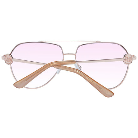 Occhiali da sole Guess in metallo color oro rosa