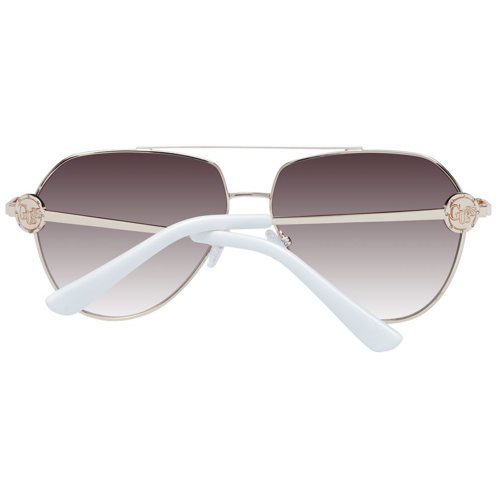 Occhiali da sole Guess con montatura in metallo dorato
