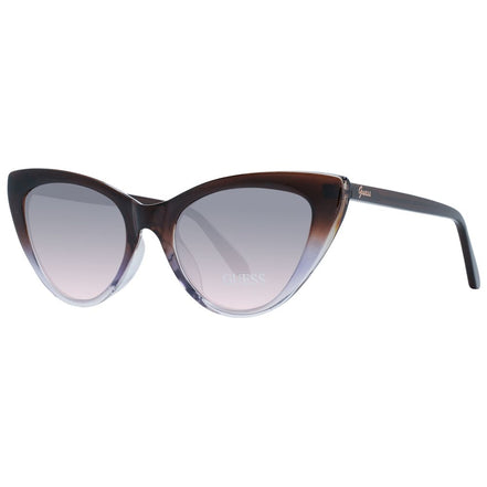 Lunettes de soleil en plastique marron Guess