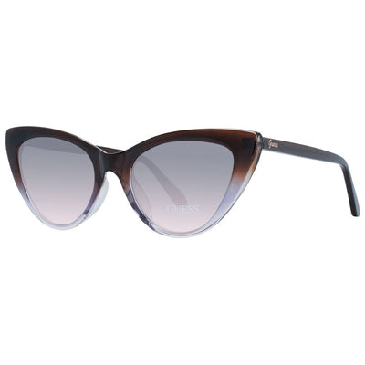 Lunettes de soleil en plastique marron Guess