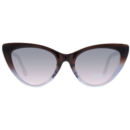 Lunettes de soleil en plastique marron Guess