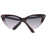 Lunettes de soleil en plastique marron Guess