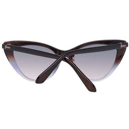 Lunettes de soleil en plastique marron Guess