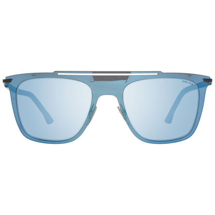 Occhiali da sole in plastica blu Police