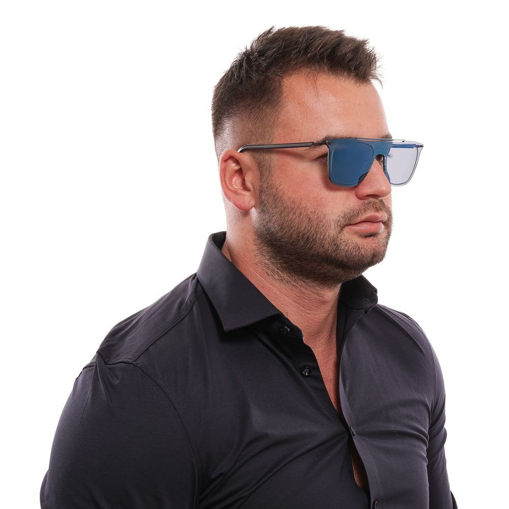 Occhiali da sole in plastica blu Police