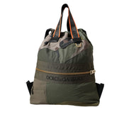 Sac à dos Rucksack patchwork vert militaire Dolce & Gabbana