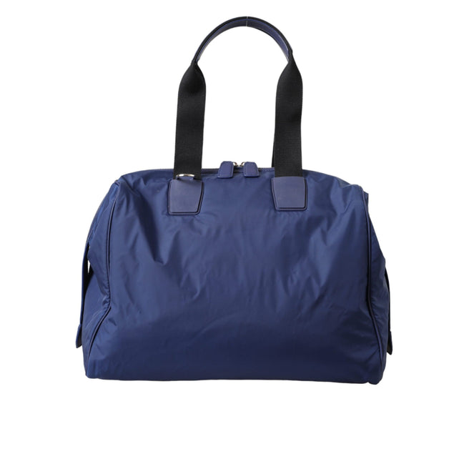 Dolce & Gabbana Blue Nylon Duffel Bag