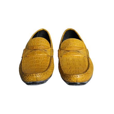 Chaussures Mocassins Cuir Jaune Dolce & Gabbana
