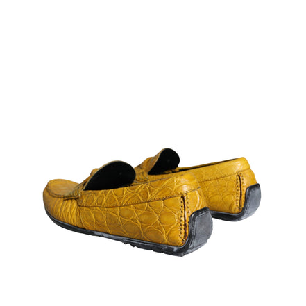 Chaussures Mocassins Cuir Jaune Dolce & Gabbana