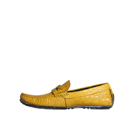 Chaussures Mocassins Cuir Jaune Dolce & Gabbana