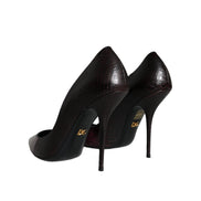 Dolce & Gabbana Multicolor Exotic Leather Pumps