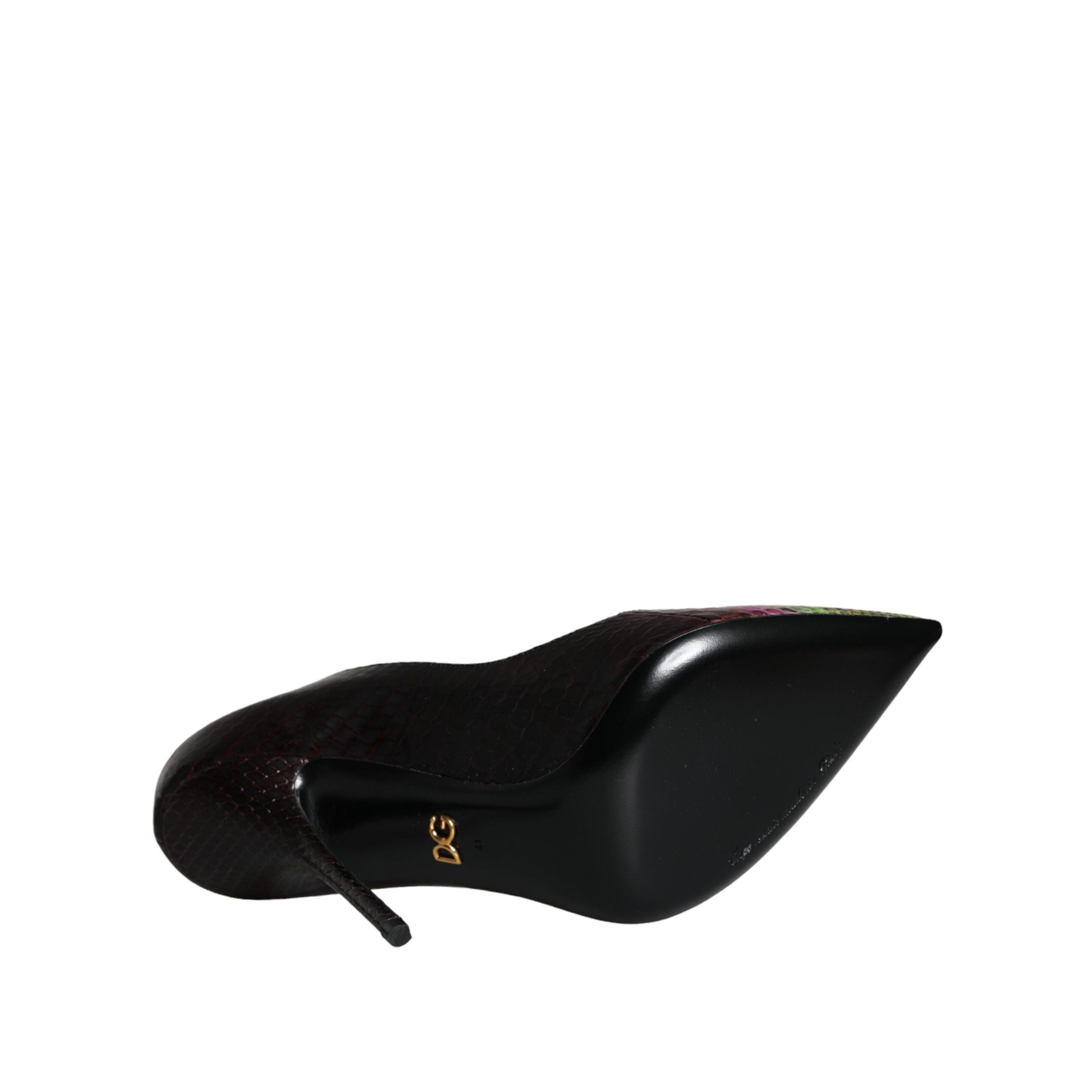 Dolce & Gabbana Multicolor Exotic Leather Pumps
