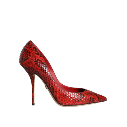 Dolce & Gabbana Red Leather Stiletto Pumps