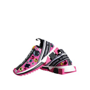 Baskets basses Sorrento Crystals roses Dolce & Gabbana