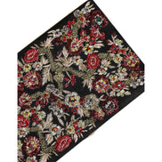 Dolce & Gabbana Borsa da Sera Clutch in Tela Floreale Multicolore con Cornice Dorata