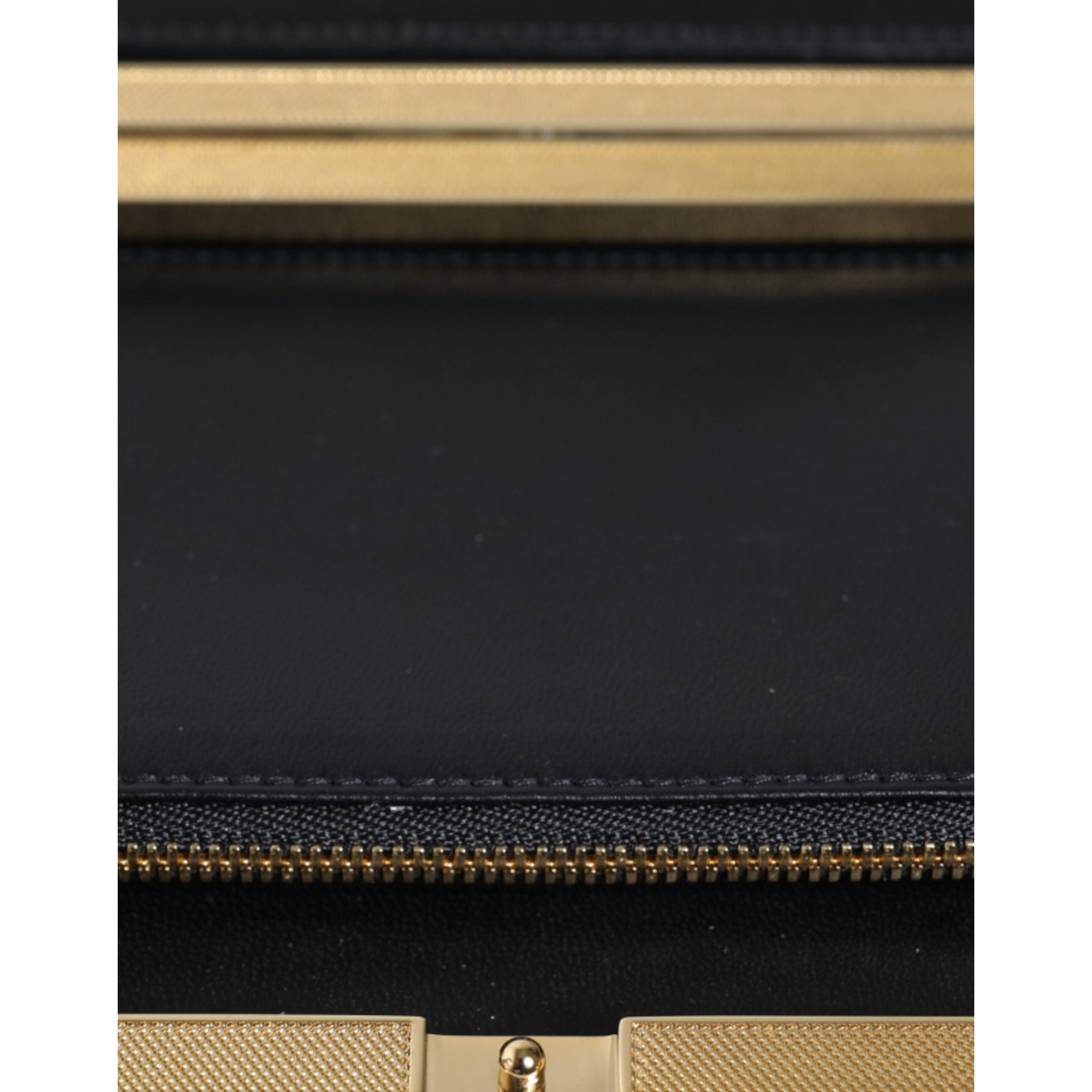 Dolce & Gabbana Borsa da Sera Clutch in Tela Floreale Multicolore con Cornice Dorata