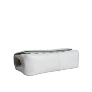 Versace White Mini Nappa Leather Crossbody Shoulder Bag