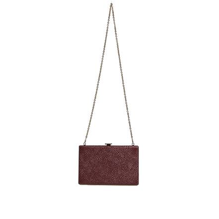 Clutch Dolce & Gabbana in Pelle Granata Borsa a Tracolla da Sera