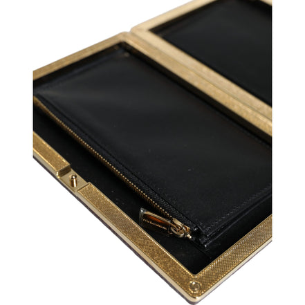 Clutch Dolce & Gabbana in Pelle Granata Borsa a Tracolla da Sera