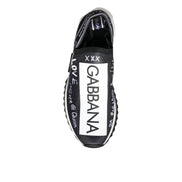 Dolce & Gabbana Black White Sorrento Low Top Sneakers