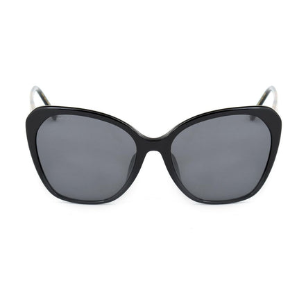 Occhiali da sole in metallo neri Jimmy Choo