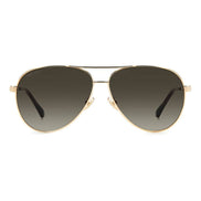 Lunettes de soleil Jimmy Choo en métal doré