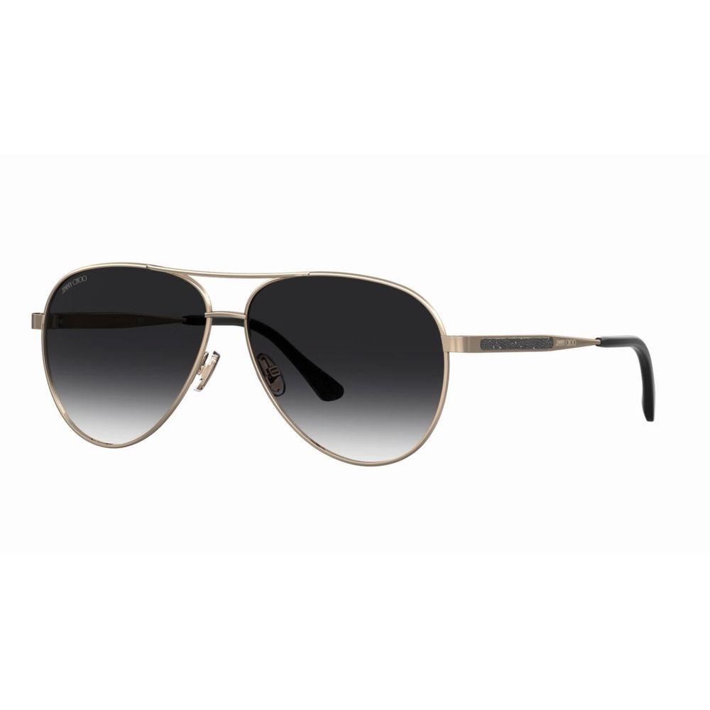 Occhiali da sole Jimmy Choo in metallo dorato