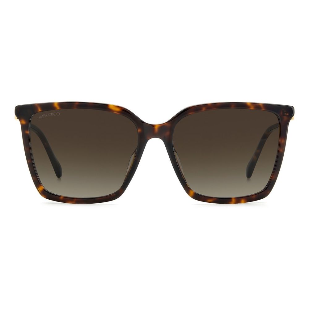 Occhiali da sole Jimmy Choo in metallo color oro