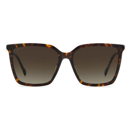 Occhiali da sole Jimmy Choo in metallo color oro