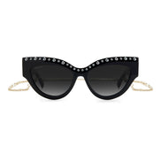 Occhiali da sole Jimmy Choo in acetato nero