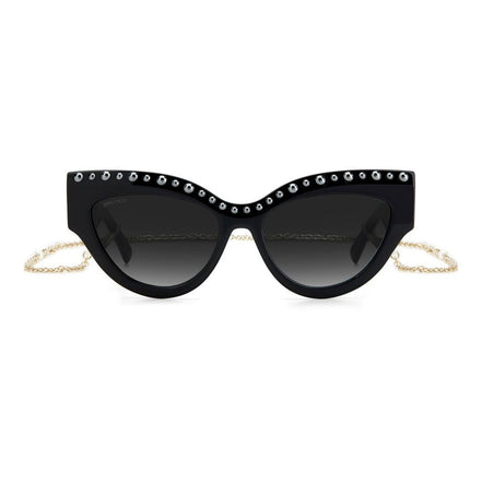 Occhiali da sole Jimmy Choo in acetato nero