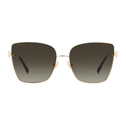 Occhiali da sole Jimmy Choo in metallo color oro