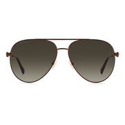 Occhiali da sole Jimmy Choo in metallo marrone