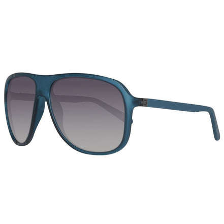 Lunettes de soleil en plastique bleu Guess