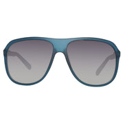 Lunettes de soleil en plastique bleu Guess
