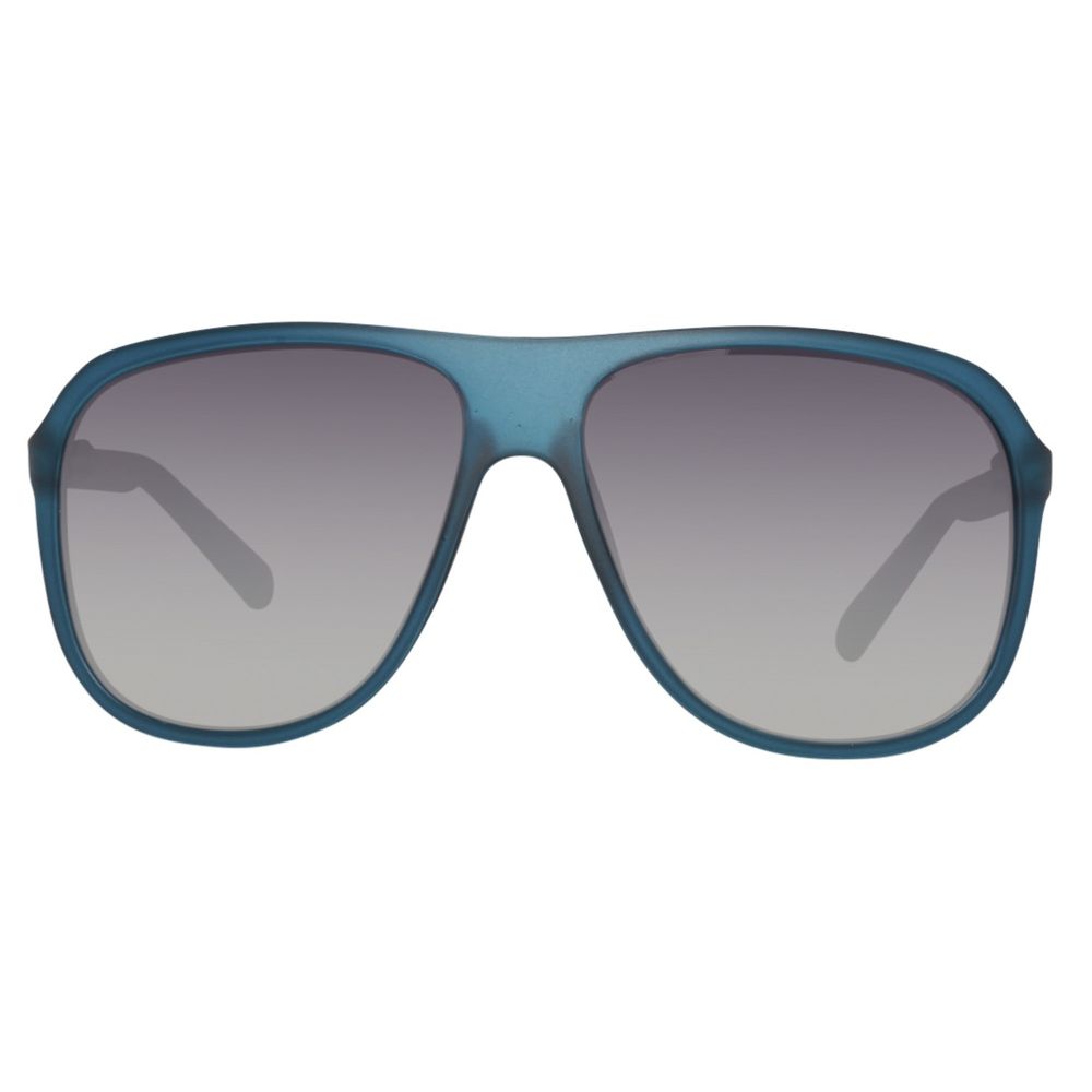 Lunettes de soleil en plastique bleu Guess