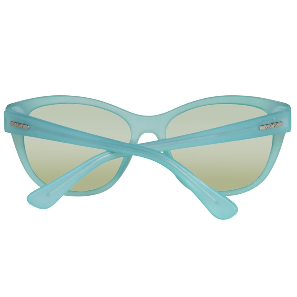 Occhiali da sole in plastica blu Guess