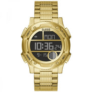 Montre digitale Guess en acier inoxydable doré