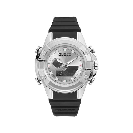 Montre de sport Guess noire en matière synthétique